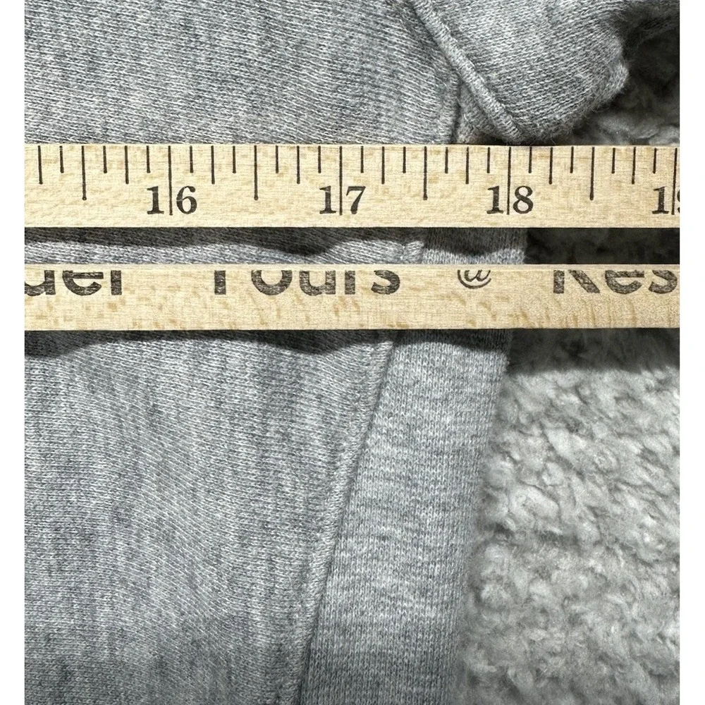 Jordan‎ Sweatshirt Youth  L Gray Fleece Lined Standard Fit Long Sleeve Pockets - Picture 8 of 9
